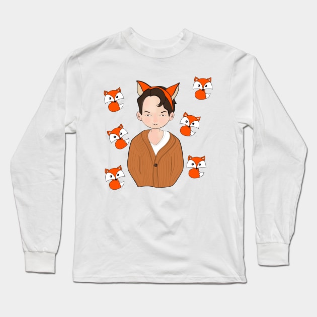 Lee Rang from Tale of the Nine tailed fox Long Sleeve T-Shirt by cutedrivers